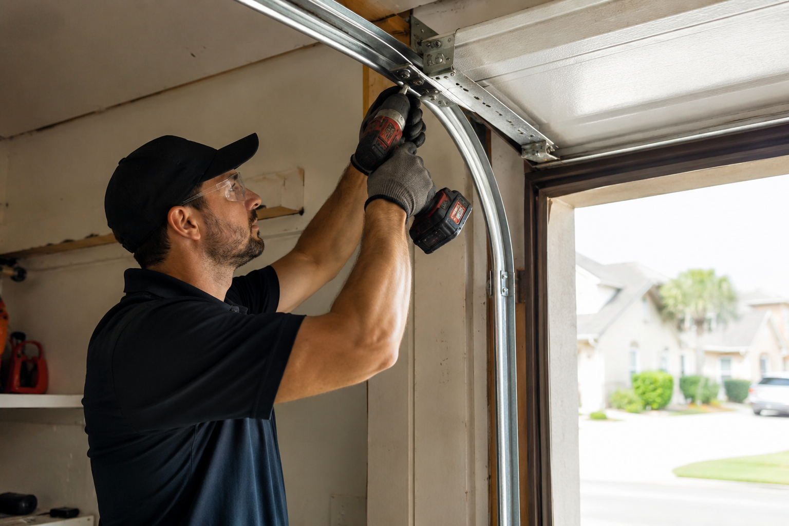 Garage door repair
